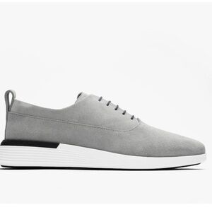 NEW Wolf & Shepherd Crossover Grey Suede  Longwing Lace Up Oxford